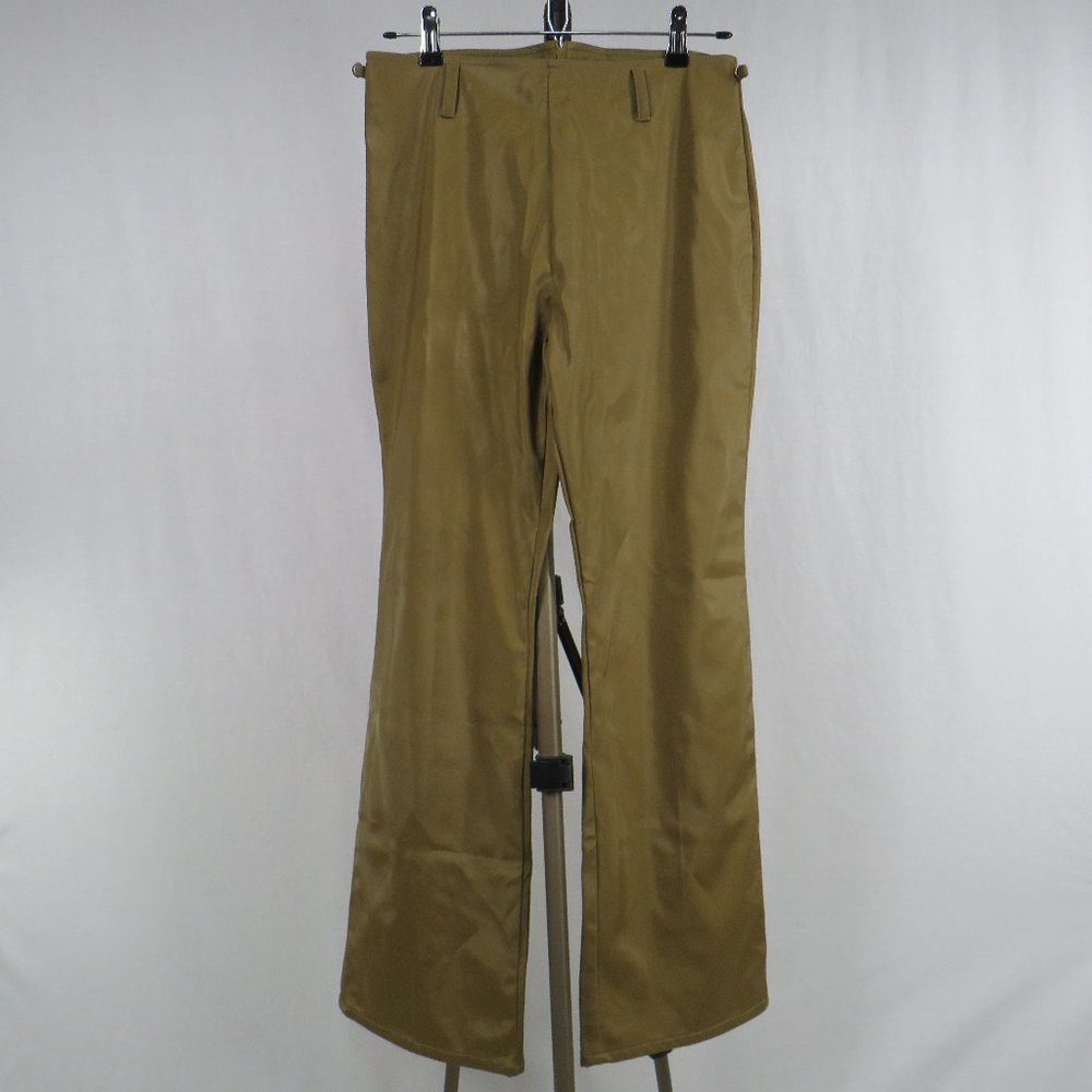Bronze Stretch Nylon-Like Pants